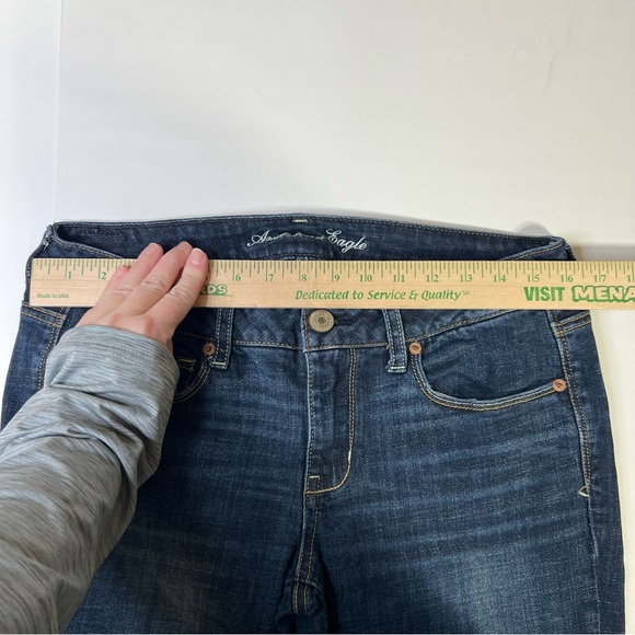 2012 Size 12 American Eagle Skinny Kick Jean 12 stretch - Picture 13 of 16